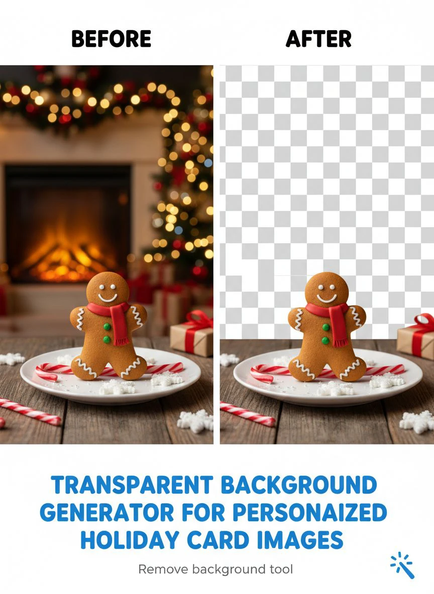 transparent background generator for personalized holiday card images - Professional Guide